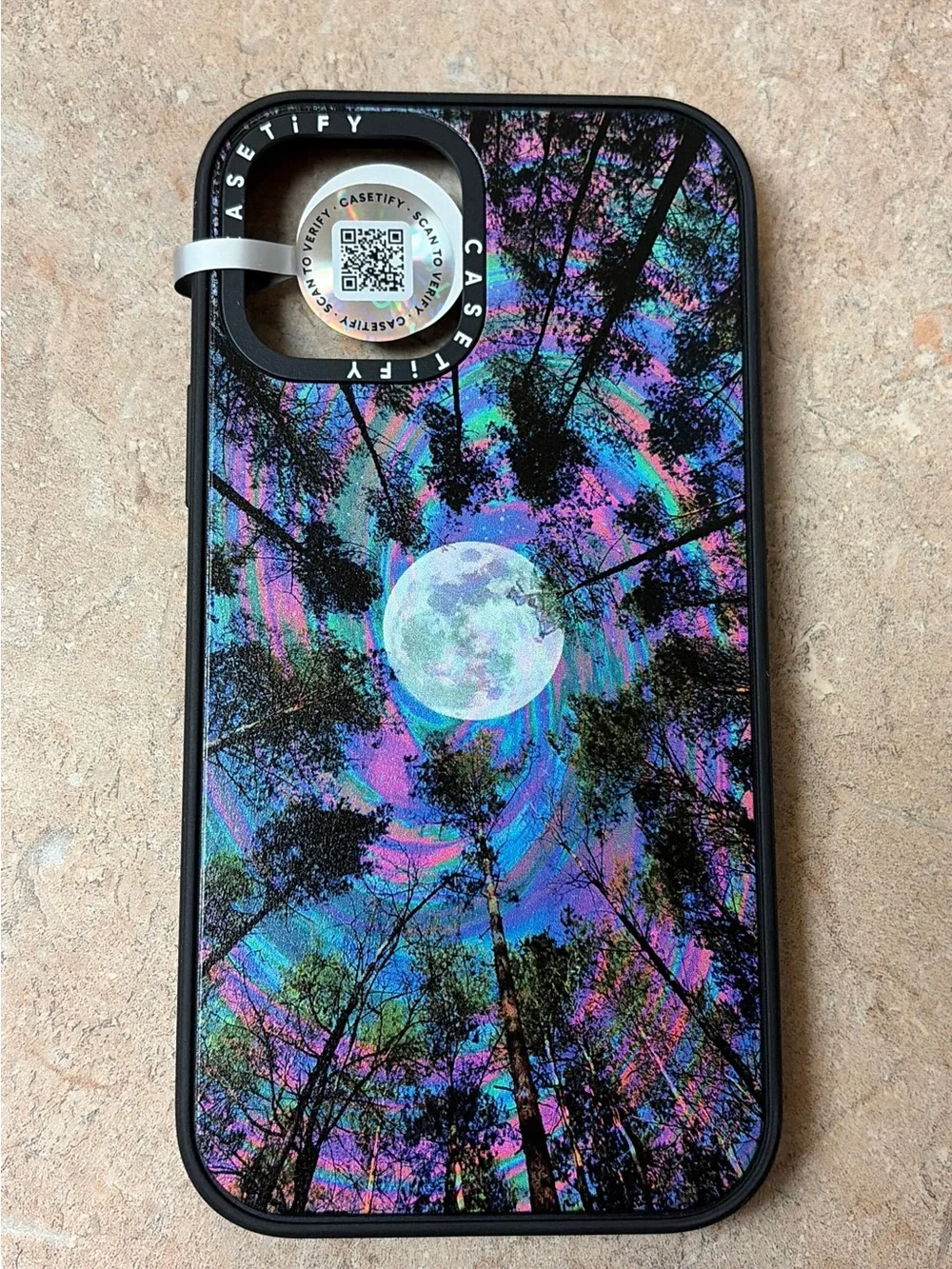 Casetify Moon Swirl Impact Case MagSafe Compatible iPhone 12 Phone Case, NWT
